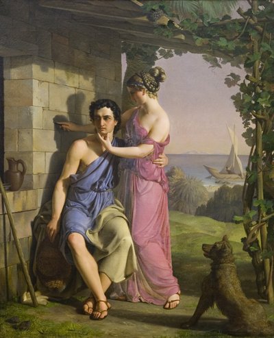 The Origin of Painting by Heinrich Eddelien