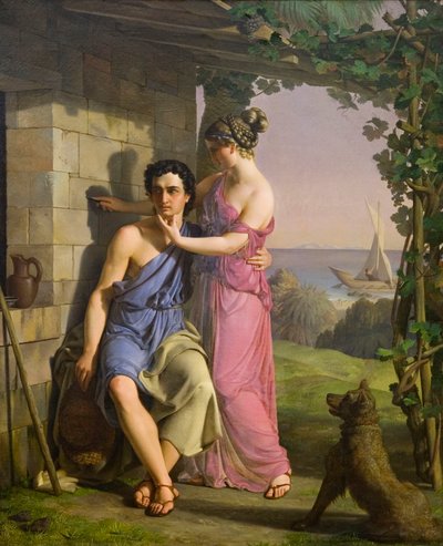 The Origin of Painting by Heinrich Eddelien