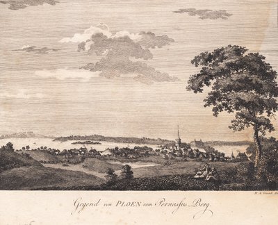 View of Plön by Heinrich Grosch
