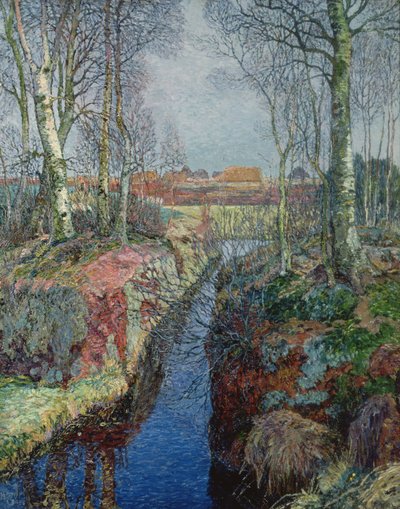 Tributary from the River Moor by Heinrich Vogeler