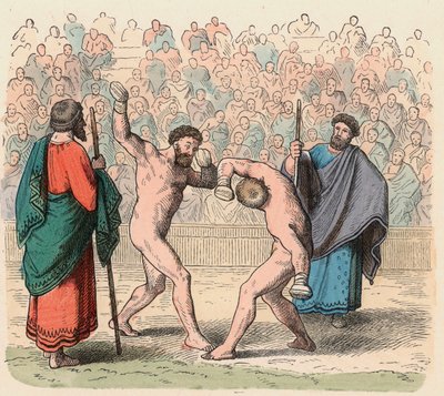 Ancient Greece: Boxers by Heinrich Leutemann