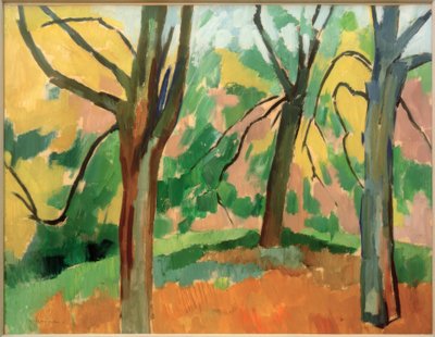 Park Landscape by Heinrich Nauen