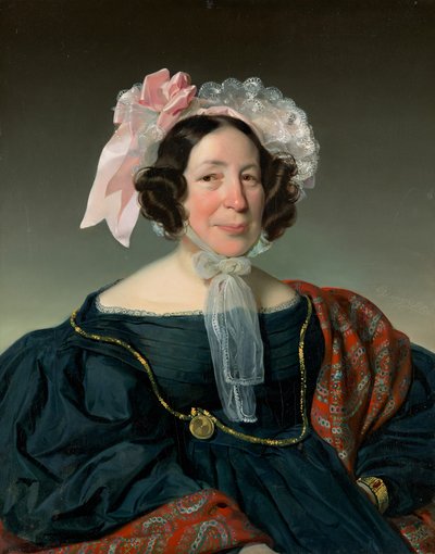 Bust of a Viennese Bourgeois Woman by Heinrich Schlesinger