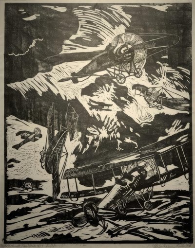 Air Battle by Heinrich Steinhagen