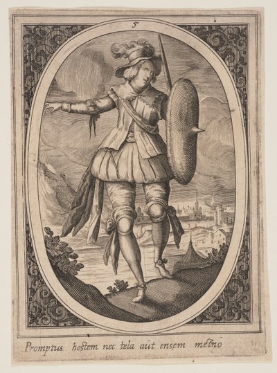 Plate 5 from Military Figures by Heinrich Ulrich