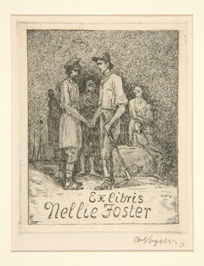 Bookplates by Heinrich Vogeler