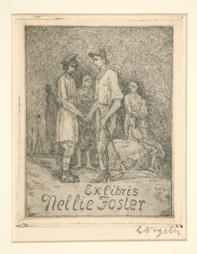 Bookplates by Heinrich Vogeler