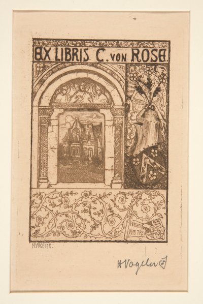 Bookplates by Heinrich Vogeler