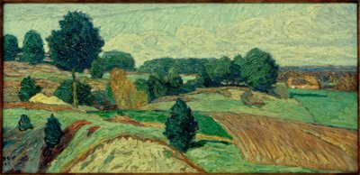 Worpswede Landscape by Heinrich Vogeler