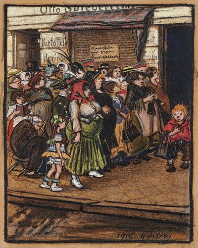Potato Queue by Heinrich Zille