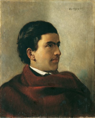 The Austrian Officer Otto Pohl by Heinrich von Angeli