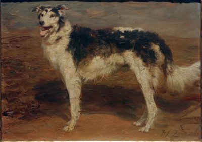 Greyhound by Heinrich von Zügel