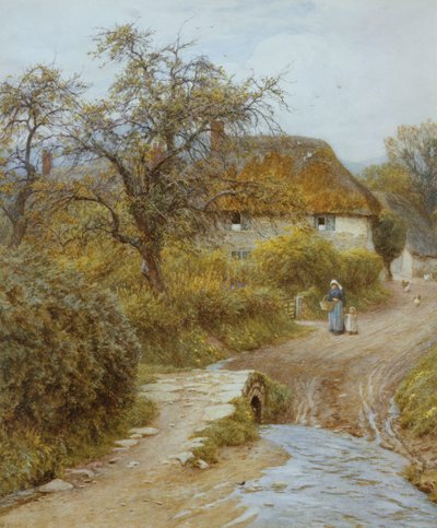 Hill Farm, Symondsbury, Dorset by Helen Allingham