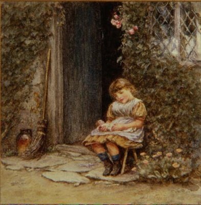 The Favourite Doll by Helen Allingham