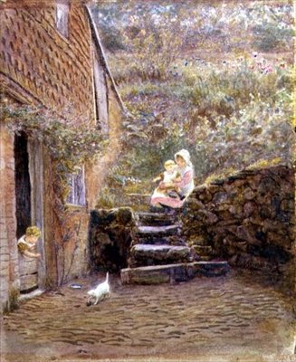 The Kitten by Helen Allingham