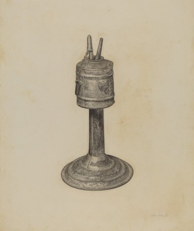 Camphene Lamp by Helen Hobart