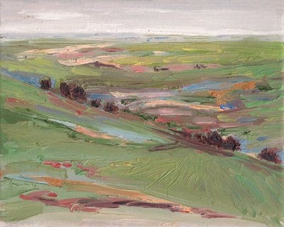 Across Hills, 2008 by Helen White