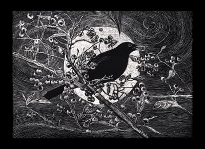 Blackbird, 2023 by Helen White
