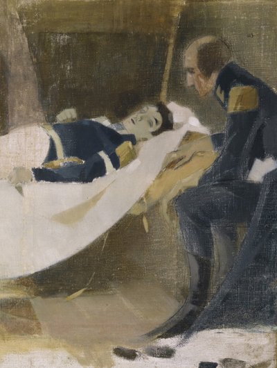 The Death of Wilhelm von Schwerin, 1927 by Helene Schjerfbeck