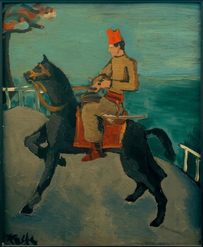 Spahi on Horseback V by Helmut Kolle