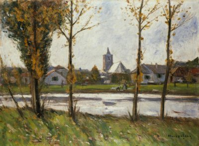 At the Lower Rhine by Helmuth Liesegang