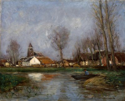 Autumn Mood at the Old Water by Helmuth Liesegang