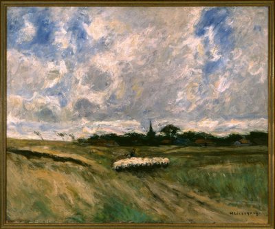 Sheep Herd by Helmuth Liesegang