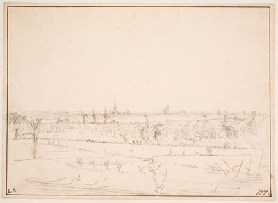 Landscape with View Over Bordeaux by Hem