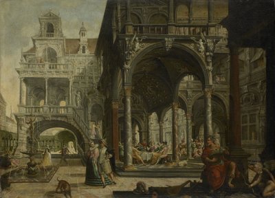 Imaginary Renaissance Palace by Hendrick Aerts