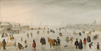 A Scene on the Ice by Hendrick Avercamp