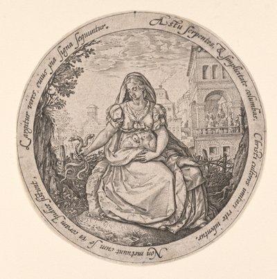 Allegory of Prudence by Hendrick Goltzius
