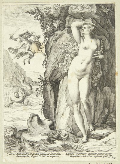 Andromeda Rescued by Perseus by Hendrick Goltzius