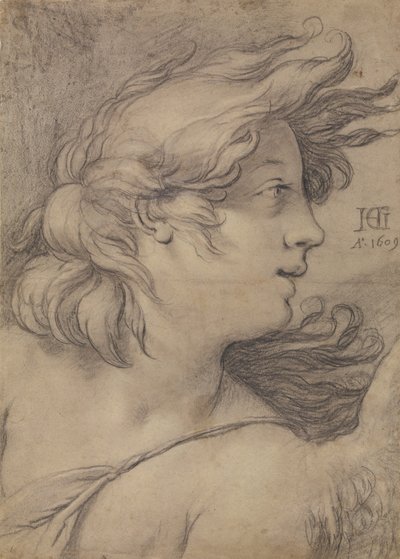 Bust of an Angel by Hendrick Goltzius
