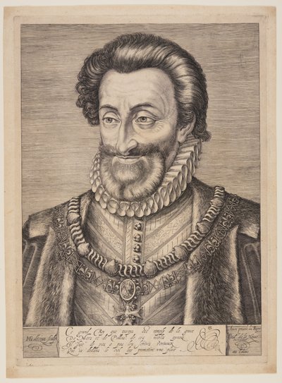 Henry IV of France by Hendrick Goltzius
