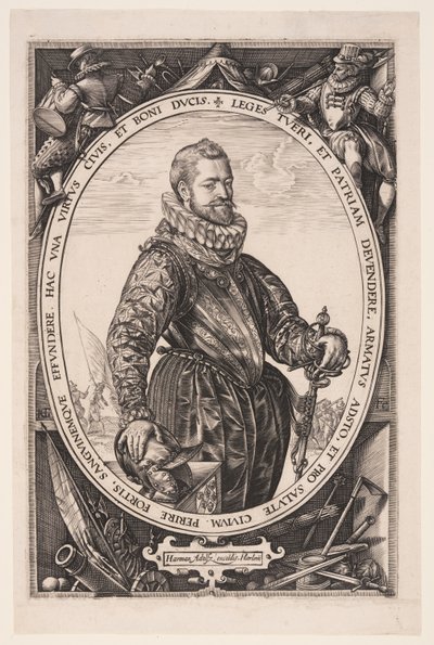 Jacques de la Faille by Hendrick Goltzius