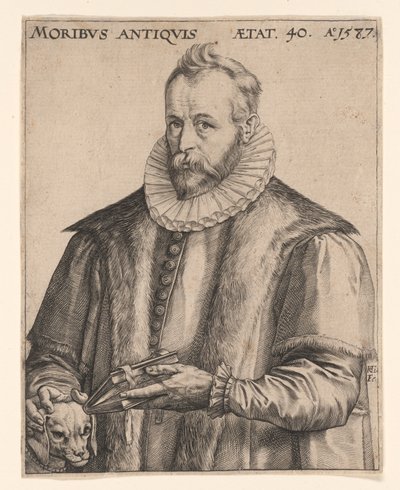 Justus Lipsius by Hendrick Goltzius