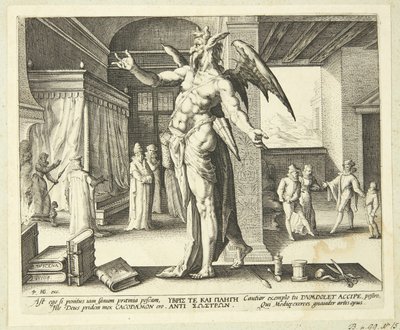 The Doctor as Devil by Hendrick Goltzius