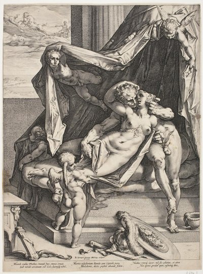Mars and Venus by Hendrick Goltzius