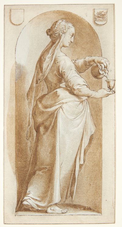 Temperance by Hendrick Goltzius