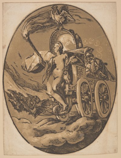 Nox, from The Deities by Hendrick Goltzius