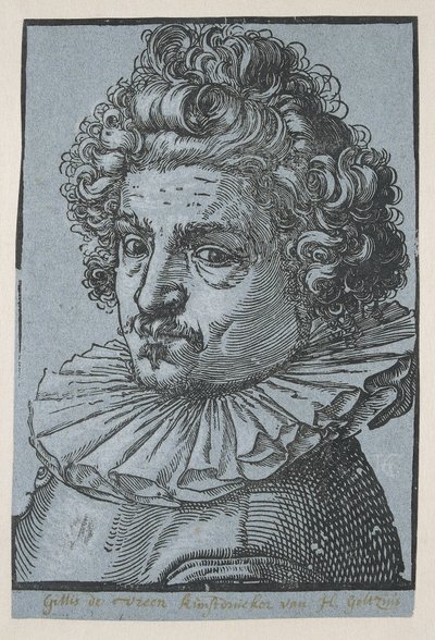 Portrait of Gillis van Breen by Hendrick Goltzius
