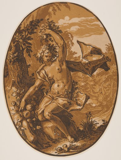 Proserpine, from The Deities by Hendrick Goltzius