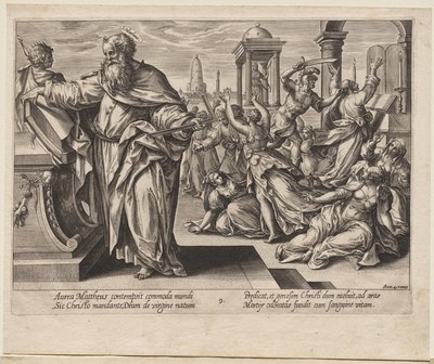 St. Matthew by Hendrick Goltzius