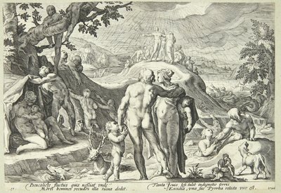 The Flood by Hendrick Goltzius