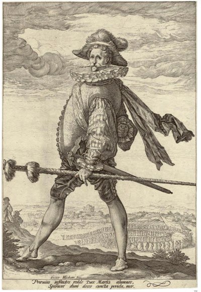 The Captain of the Infantry by Hendrick Goltzius