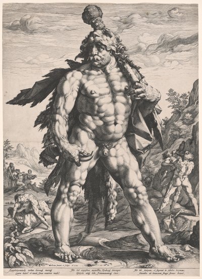 The Great Hercules (Knollenman) by Hendrick Goltzius