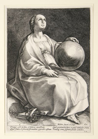 The Nine Muses by Hendrick Goltzius