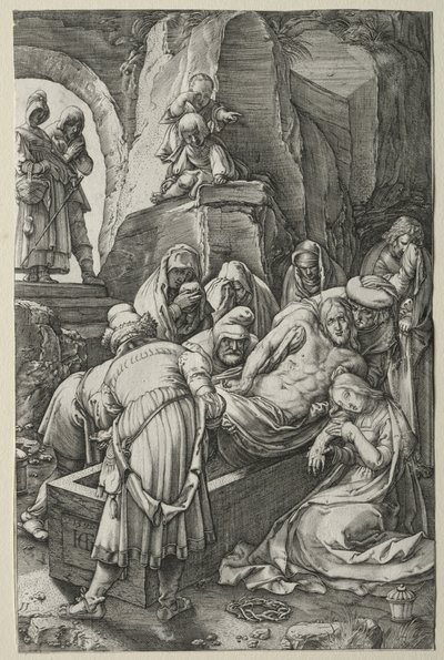 The Passion: The Entombment by Hendrick Goltzius