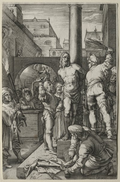 The Passion: The Flagellation by Hendrick Goltzius