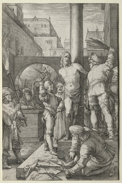 The Passion: The Flagellation by Hendrick Goltzius